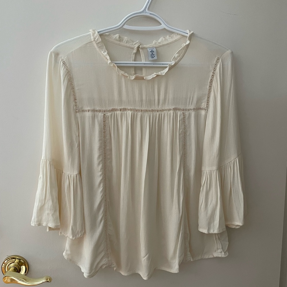 Old Navy Cream Blouse